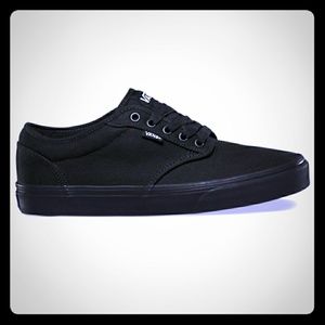 vans black tie shoes